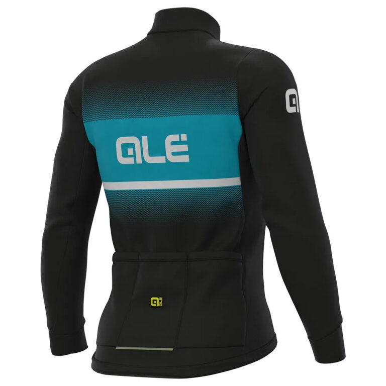 Al&amp;eacute; Solid Blend Long Sleeve Jersey XS Black / Turquoise - Image 2