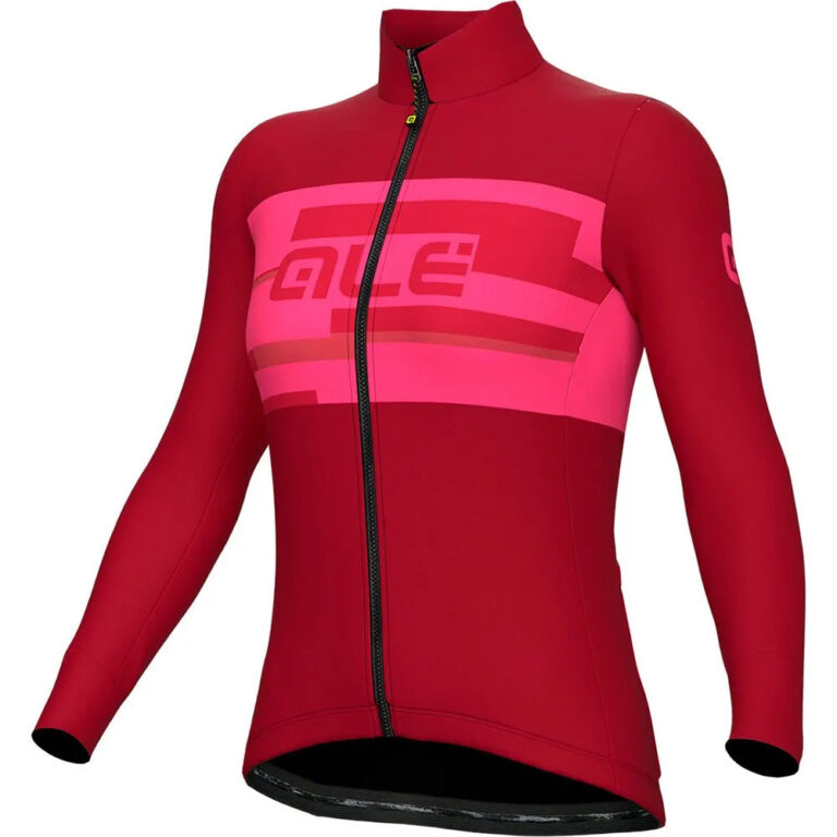 Al&amp;eacute; Solid Borealis Long Sleeve Jersey S Bordeaux - L Bordeaux