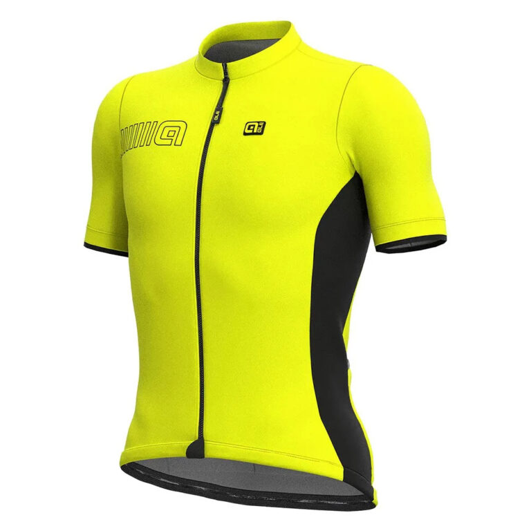 Al&amp;eacute; Solid Color Block Short Sleeve Jersey S Fluo Yellow - L Fluo Yellow