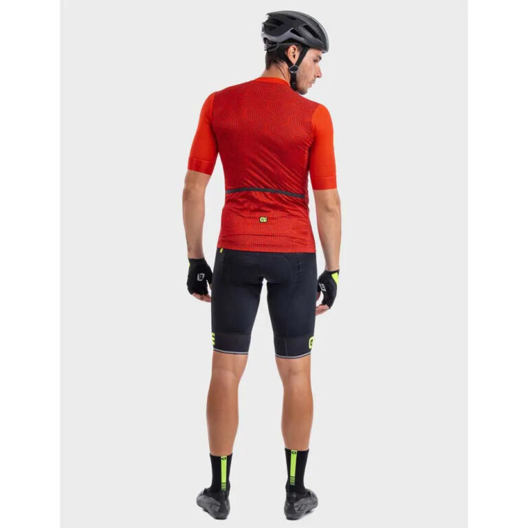 Al&amp;eacute; Solid Cross Short Sleeve Jersey M Red - Image 4