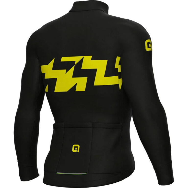 Al&amp;eacute; Solid Ready Long Sleeve Jersey L Fluor Yellow - Image 2