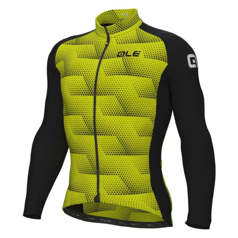 Al&amp;eacute; Solid Sharp Long Sleeve Jersey S Black / Fluor Yellow - L Black / Fluor Yellow