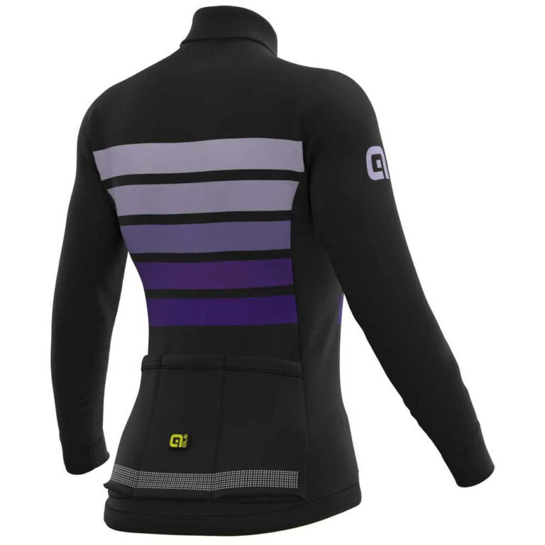 Al&amp;eacute; Sombra Wool Long Sleeve Jersey XS Black / Purple - L Black / Purple - Image 2