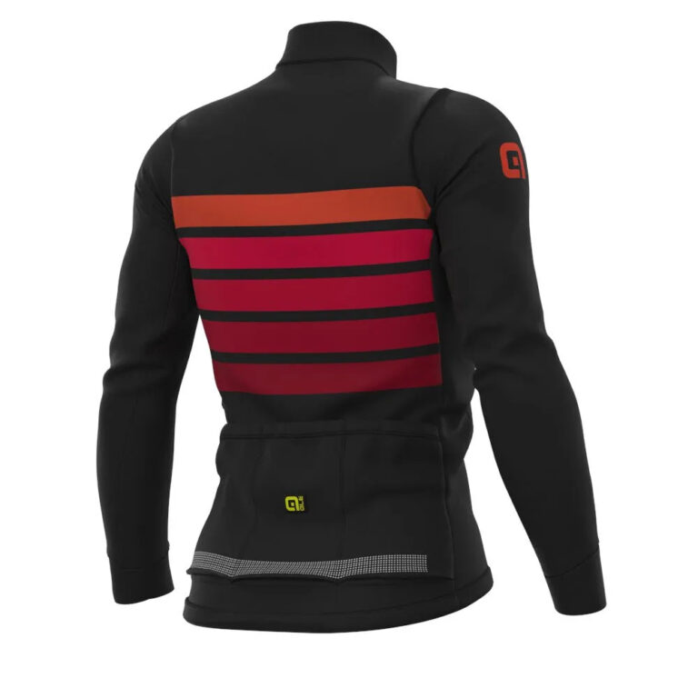 Al&amp;eacute; Sombra Wool Long Sleeve Jersey S Black / Bordeaux - XL Black / Bordeaux - Image 2