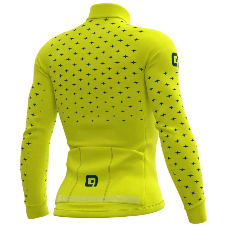 Al&amp;eacute; Stars Long Sleeve Jersey S Fluor Yellow / Petrol - L Fluor Yellow / Petrol - Image 2