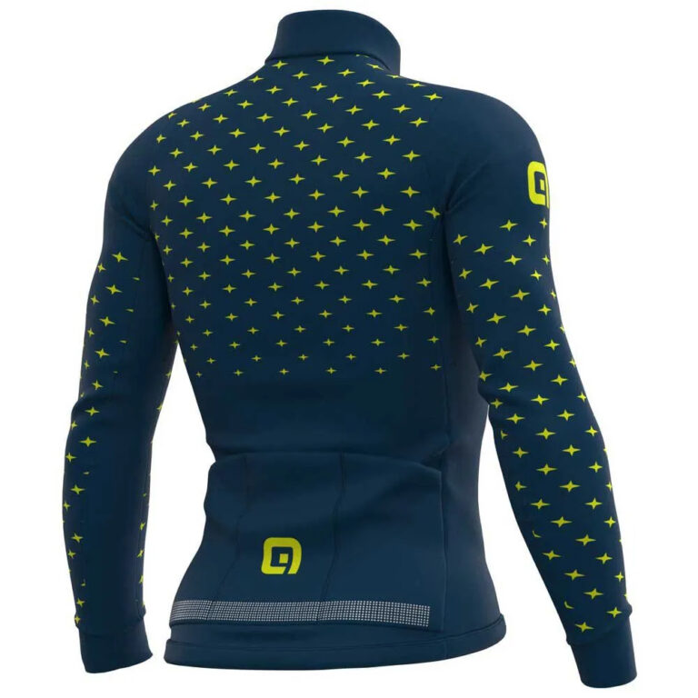 Al&amp;eacute; Stars Long Sleeve Jersey M Petrol / Fluor Yellow - XL Petrol / Fluor Yellow - Image 2