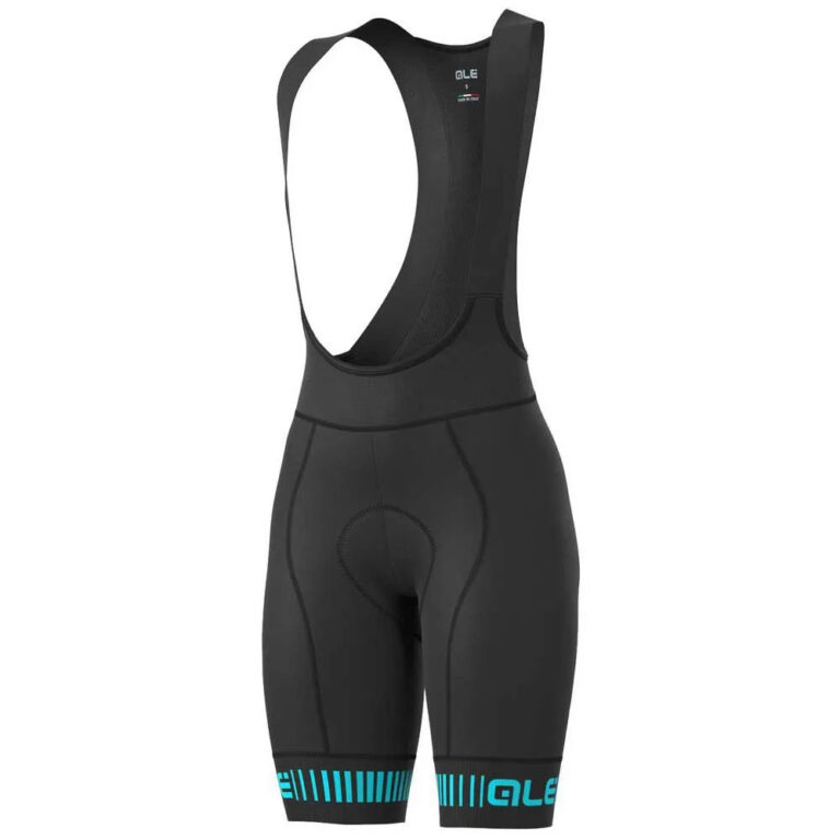 Al&amp;eacute; Strada Bib Shorts XS Black / Turquoise - 3XL Black / Turquoise