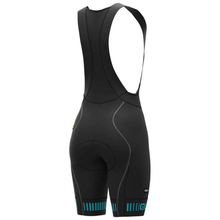 Al&amp;eacute; Strada Bib Shorts XS Black / Turquoise - 3XL Black / Turquoise - Image 2