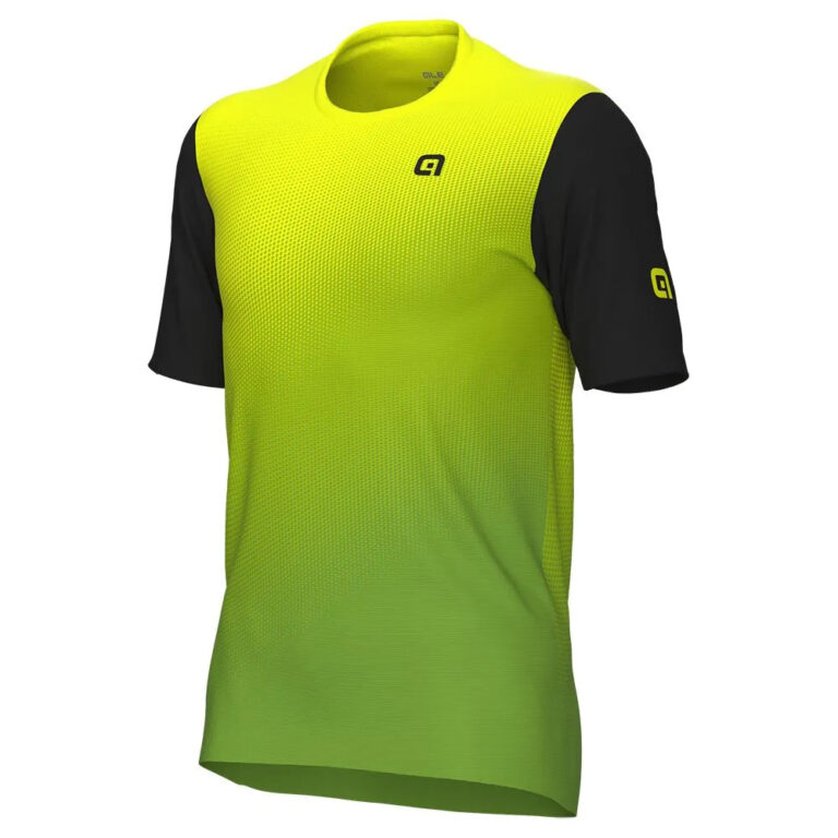 Al&amp;eacute; Twist Short Sleeve Enduro Jersey M Lima Green - L Lima Green