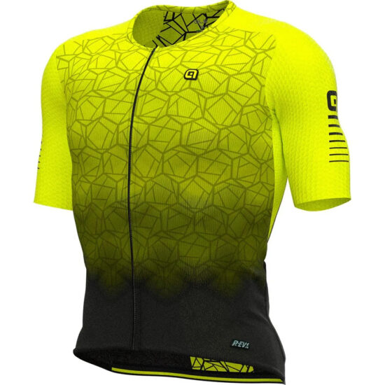 Al&amp;eacute; Velocity Short Sleeve Jersey M Fluor Yellow - XL Fluor Yellow