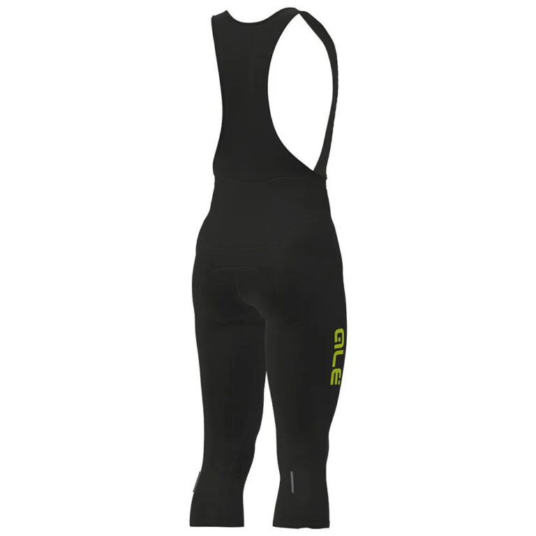 Al&amp;eacute; Winter 3/4 Bib Tights XS Black / Yellow Fluor - 3XL Black / Yellow Fluor - Image 2