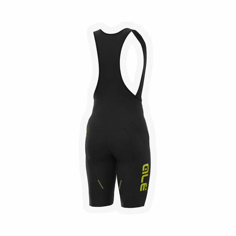 Al&amp;eacute; Winter Bib Shorts XS Black / Yellow Fluor - XL Black / Yellow Fluor - Image 2