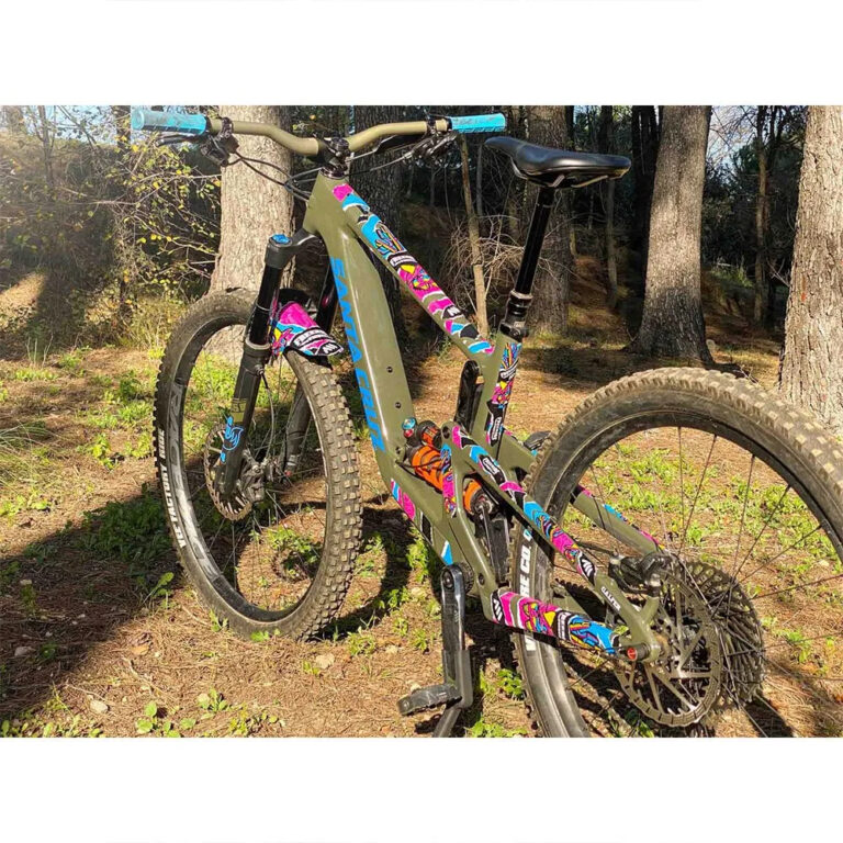 All mountain style All Mountain Style Freeride Fiesta 2023 Frame Guard Stickers One Size Multicolor - Image 5