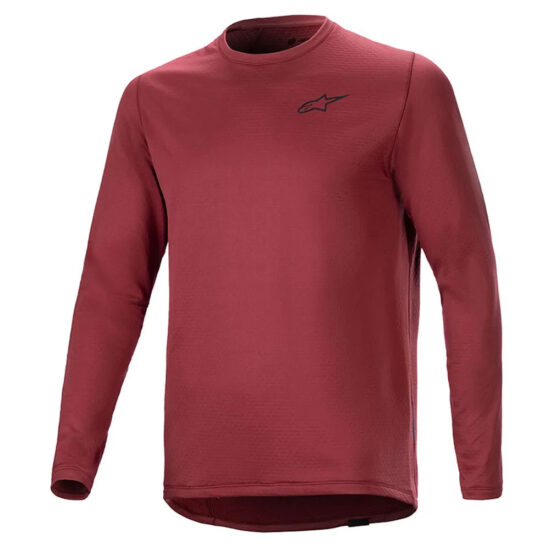 Alpinestars A-Dura Termic Long Sleeve Jersey S Bordeaux - 2XL Bordeaux