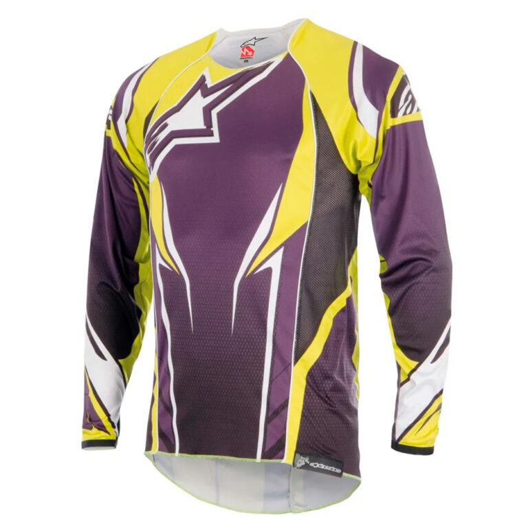 Alpinestars A-Line 2 Long Sleeve Enduro Jersey S Purple / Yellow - L Purple / Yellow