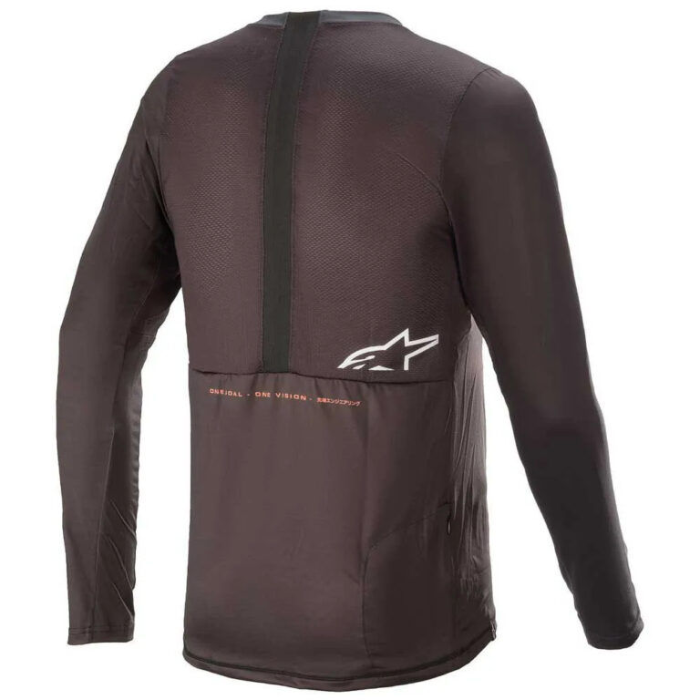 Alpinestars Alps 6.0 V2 Long Sleeve Jersey S Black / Coral - Image 2