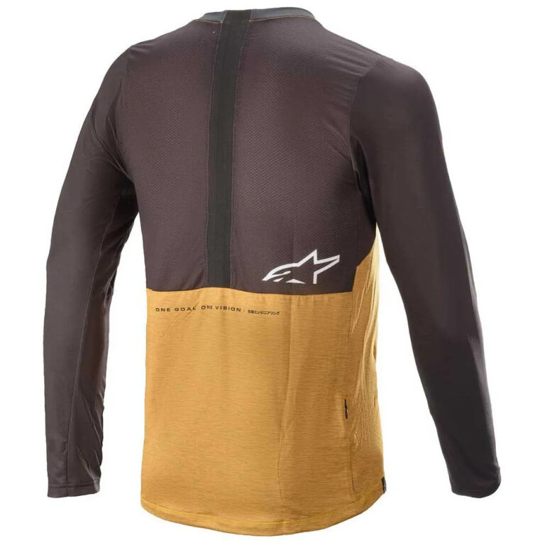 Alpinestars Alps 6.0 V2 Long Sleeve Jersey S Tangerine / Black - M Tangerine / Black - Image 2