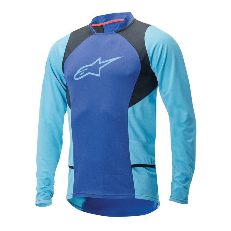 Alpinestars Drop 2 Long Sleeve Enduro Jersey S Blue Stratos / Aqua