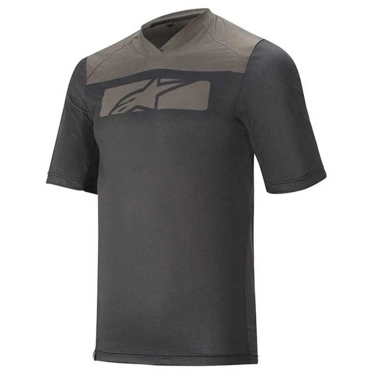 Alpinestars Drop 4.0 Short Sleeve Enduro Jersey S Black / Dark Grey - XL Black / Dark Grey