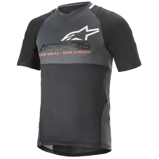 Alpinestars Drop 8.0 Short Sleeve Jersey S Black / Coral - XL Black / Coral