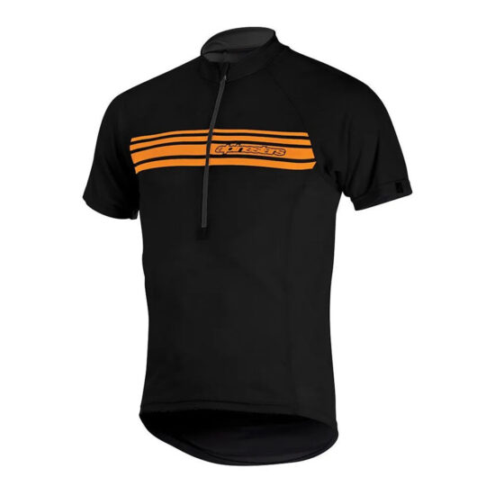 Alpinestars Lunar Short Sleeve Enduro Jersey S Black / Spicy Orange - XL Black / Spicy Orange