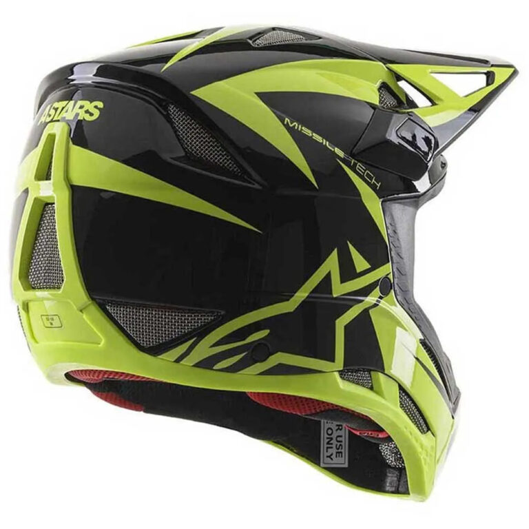 Alpinestars Missile Tech Downhill Helmet XS Black / Fluor Yellow - XL Black / Fluor Yellow - Image 4