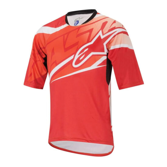 Alpinestars Sight Short Sleeve Enduro Jersey S Red / Spicy Orange - XL Red / Spicy Orange