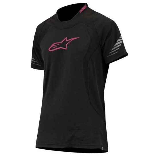 Alpinestars Stella Drop Short Sleeve Enduro Jersey XS Black - S Black