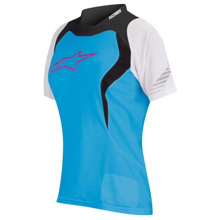 Alpinestars Stella Drop Short Sleeve Enduro Jersey XS Turquoise / White