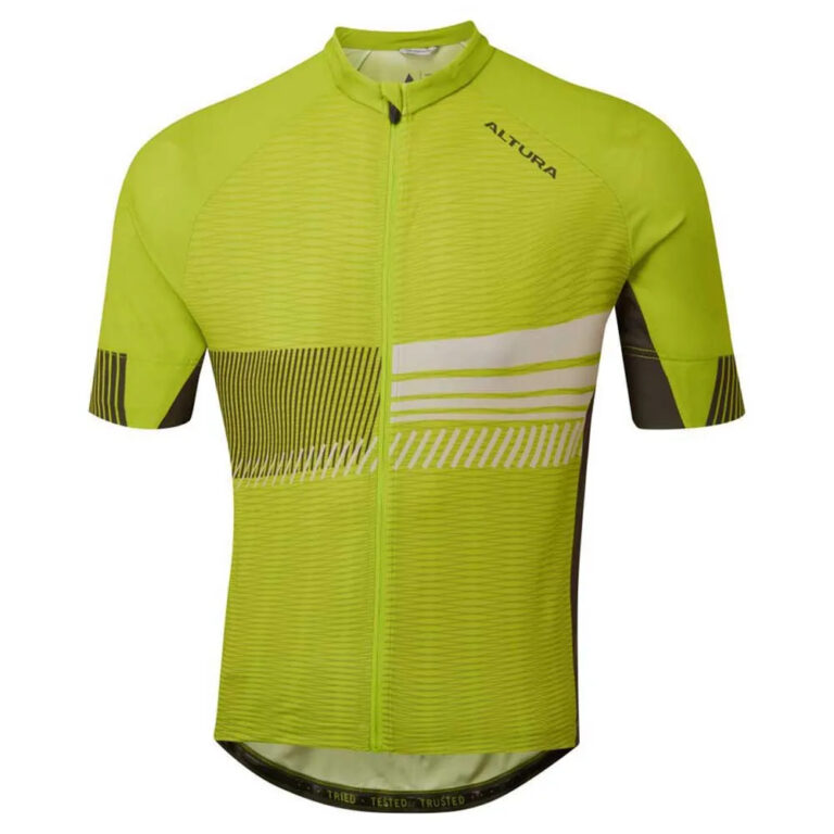 Altura Club Short Sleeve Jersey M Lime / Olive - L Lime / Olive