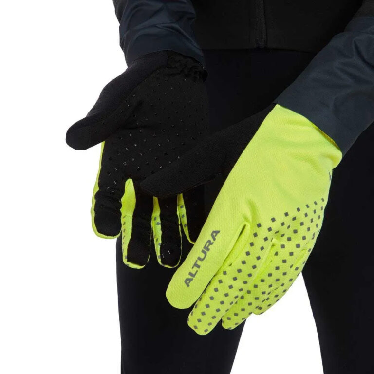 Altura Nightvision Fleece Gloves XS Yellow - XL Yellow - Image 3