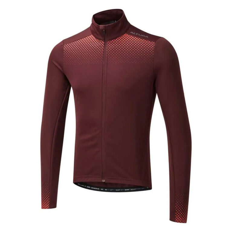 Altura Nightvision Long Sleeve Jersey M Maroon / Orange