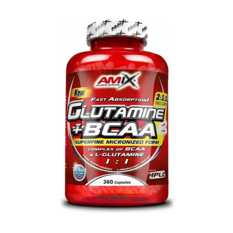 Amix Glutamina BCAA 360 Units One Size White