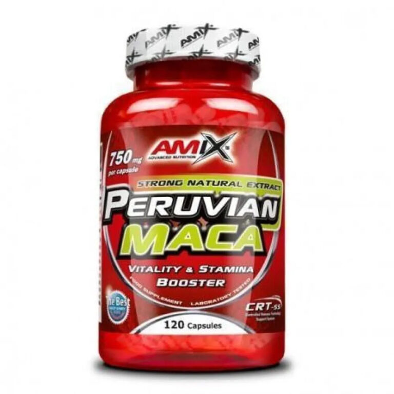 Amix Peruvian Maca 120 Units One Size Uncolor