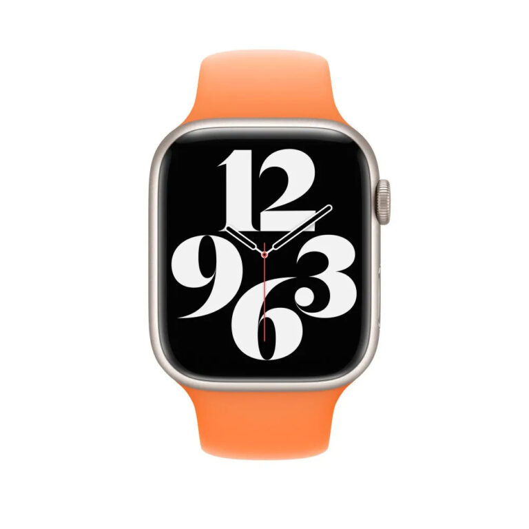 Apple Sport Band 45 Mm Strap One Size Bright Orange - Image 3