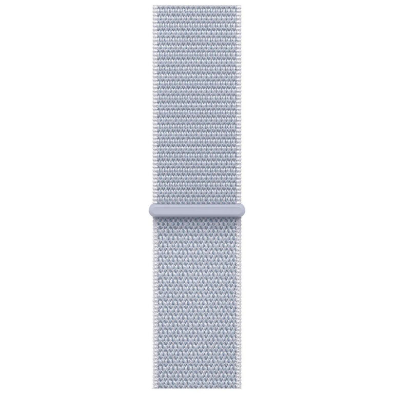 Apple Watch Series 10 GPS + Cellular 46mm Sport Loop One Size Silver Aluminium / Blue Cloud - Image 3