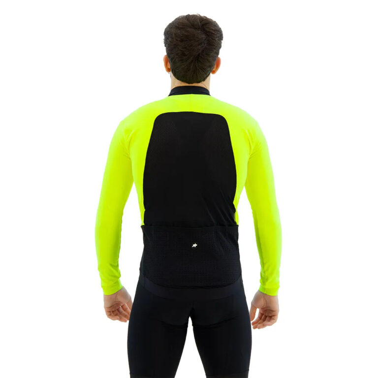 Assos Equipe R 2/3 S11 Long Sleeve Jersey S Optic Yellow - L Optic Yellow - Image 2