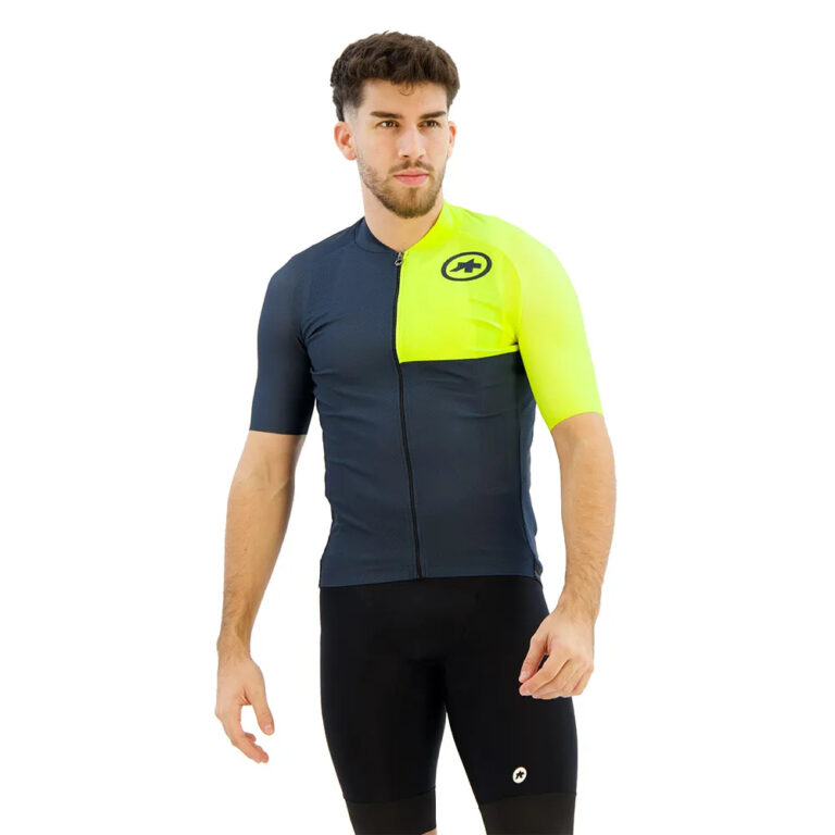 Assos Mille GT C2 Evo Short Sleeve Jersey XS Stahlstern Optic Yellow - XLG Stahlstern Optic Yellow