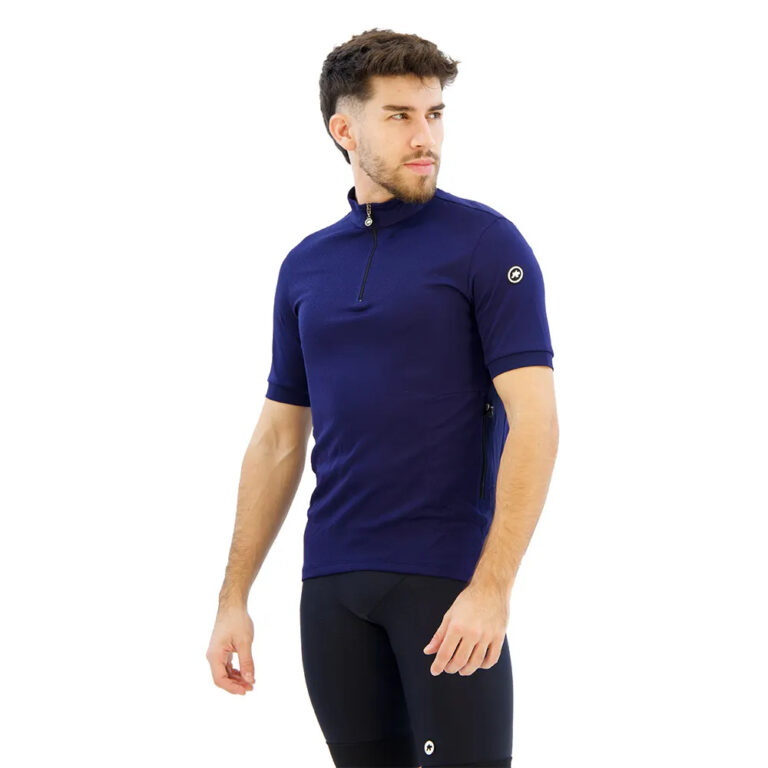 Assos Mille GTC C2 Short Sleeve Jersey M Genesi Blue - L Genesi Blue - Image 7