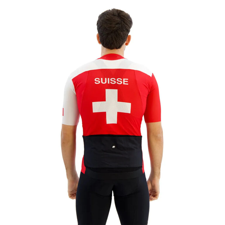 Assos Suisse Federation S9 Targa Short Sleeve Jersey S National Red - M National Red - Image 2