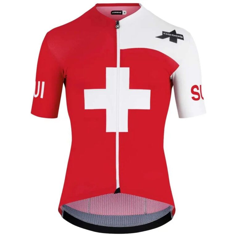 Assos Suisse Federation S9 Targa Short Sleeve Jersey S National Red - M National Red - Image 3