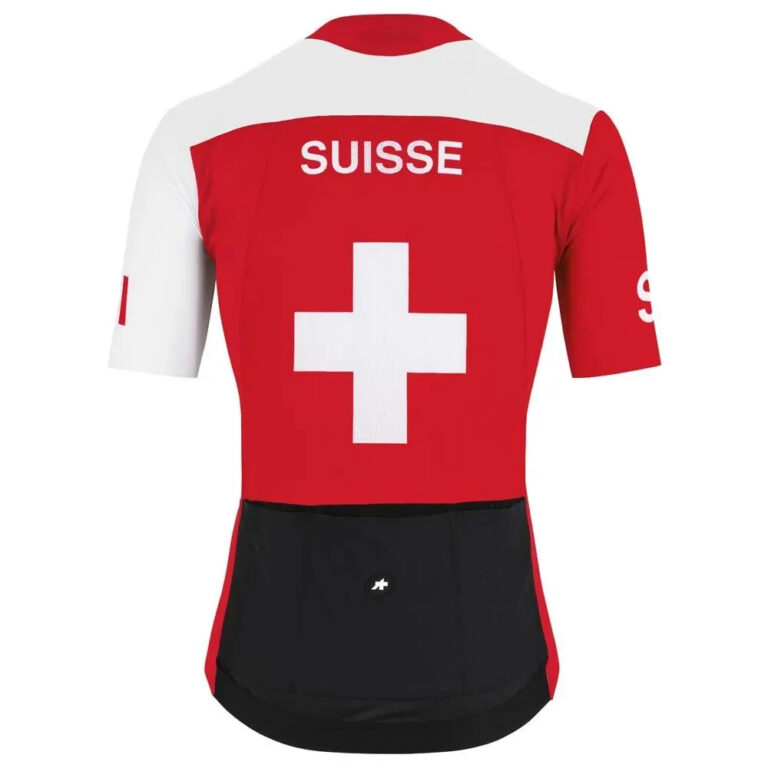 Assos Suisse Federation S9 Targa Short Sleeve Jersey S National Red - M National Red - Image 4