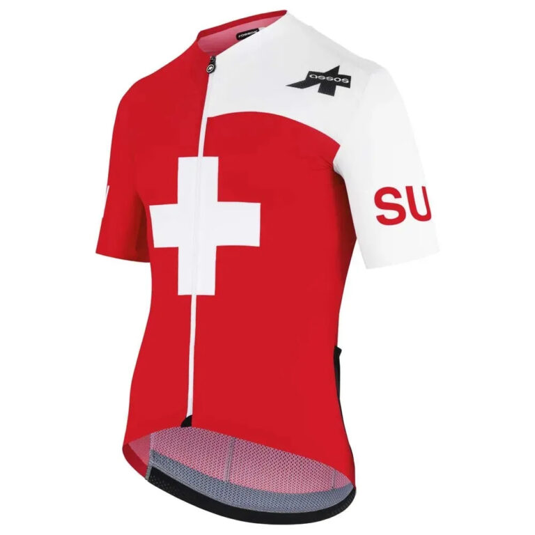 Assos Suisse Federation S9 Targa Short Sleeve Jersey S National Red - M National Red - Image 6