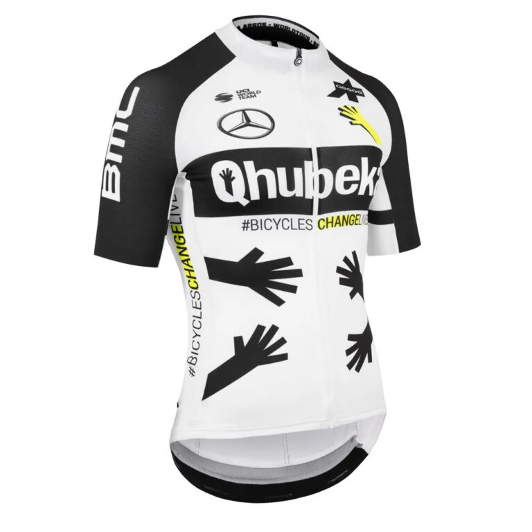 Assos Team Qhubeka 2021 GT Short Sleeve Jersey S Blue - Image 3