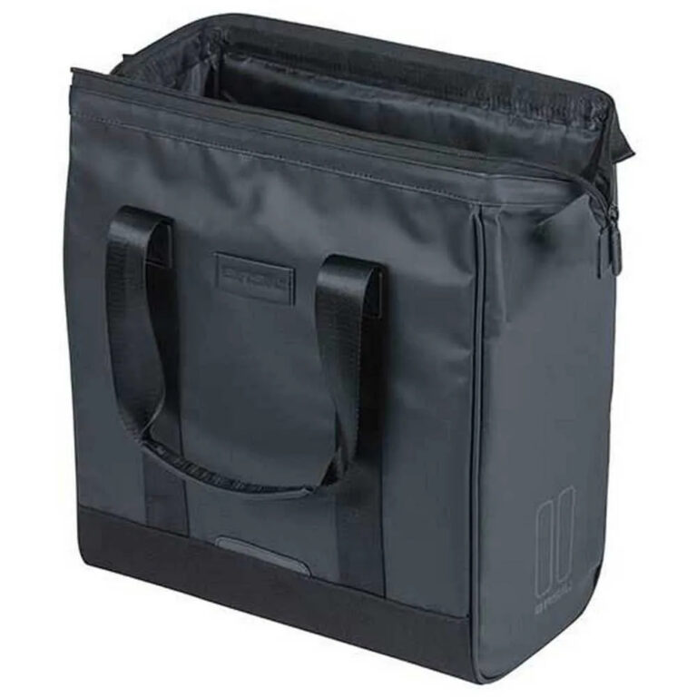 Basil Grand Tarpaulin Hook-On Pannier 23L One Size Black / White - Image 5