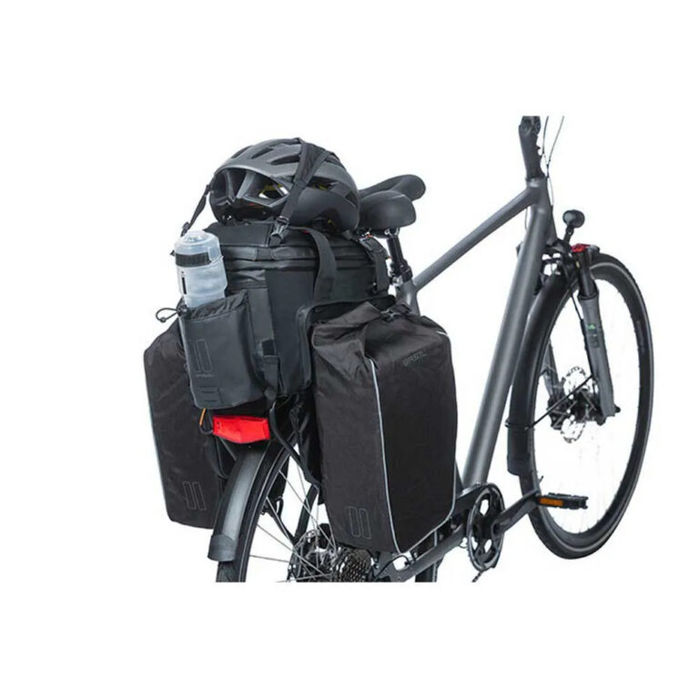 Basil Miles Tarpaulin XL Pro Pannier 9-36L One Size Black / Orange - Image 10