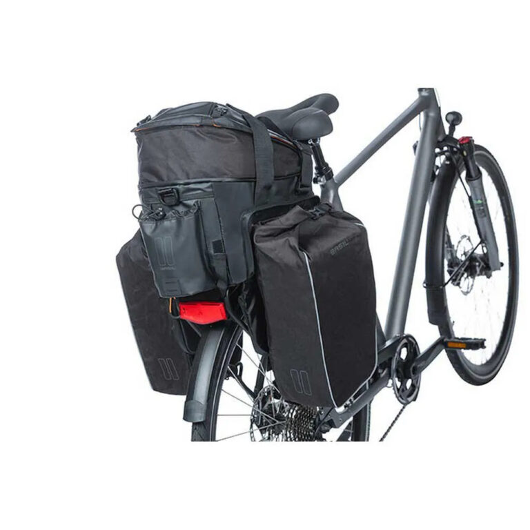 Basil Miles Tarpaulin XL Pro Pannier 9-36L One Size Black / Orange - Image 9