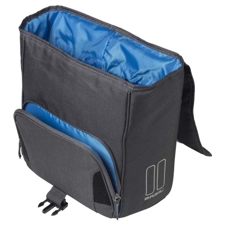 Basil Sport Design Commuter Carrier Bag 18L One Size Grey - Image 5