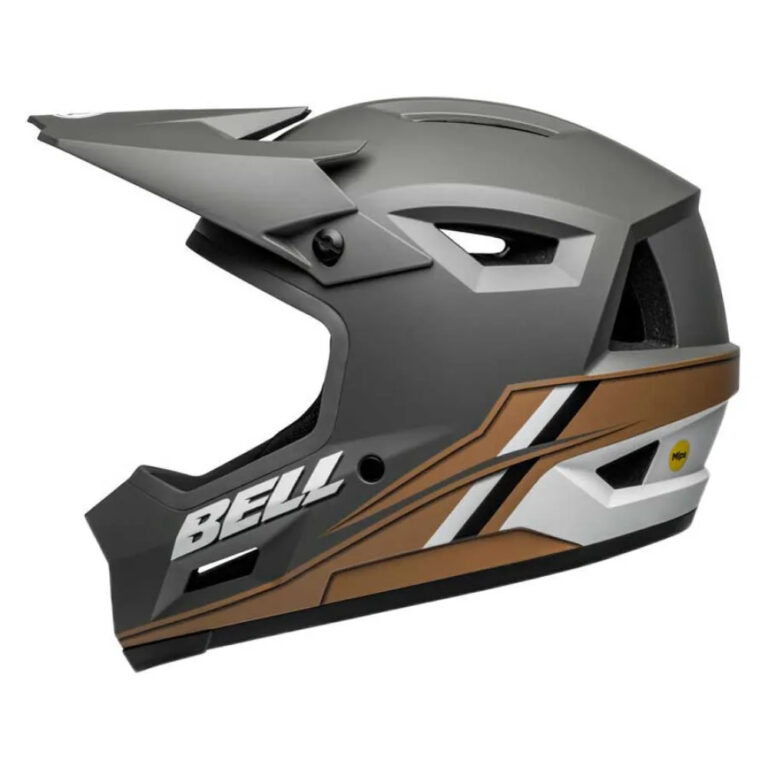 Bell Sanction 2 DLX MIPS Downhill Helmet M Dark Grey / Tan - XS-S Dark Grey / Tan - Image 3