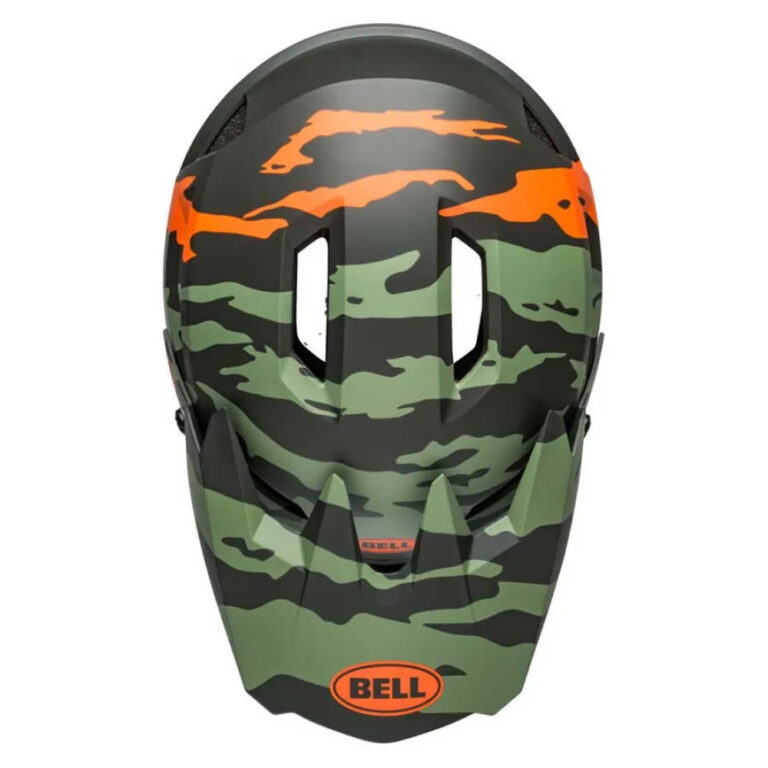 Bell Sanction 2 DLX MIPS Downhill Helmet M Matt Dark Green / Orange - XS-S Matt Dark Green / Orange - Image 5